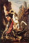 Gustave Moreau Canvas Paintings - Saint George
